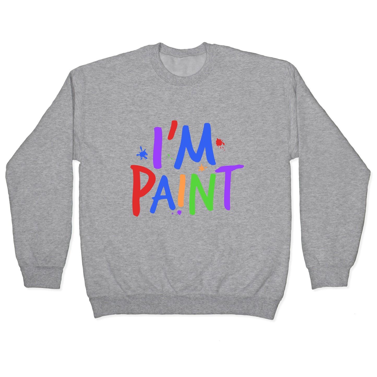 I Love To Finger Paint Couples 2 Crewneck Sweatshirt