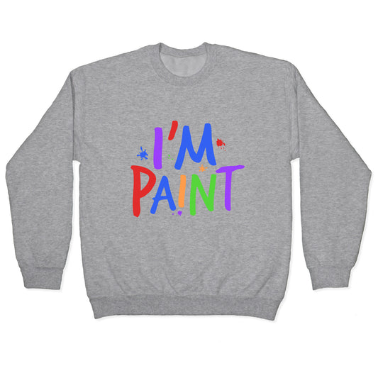 I Love To Finger Paint Couples 2 Crewneck Sweatshirt