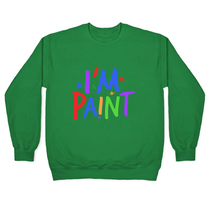 I Love To Finger Paint Couples 2 Crewneck Sweatshirt