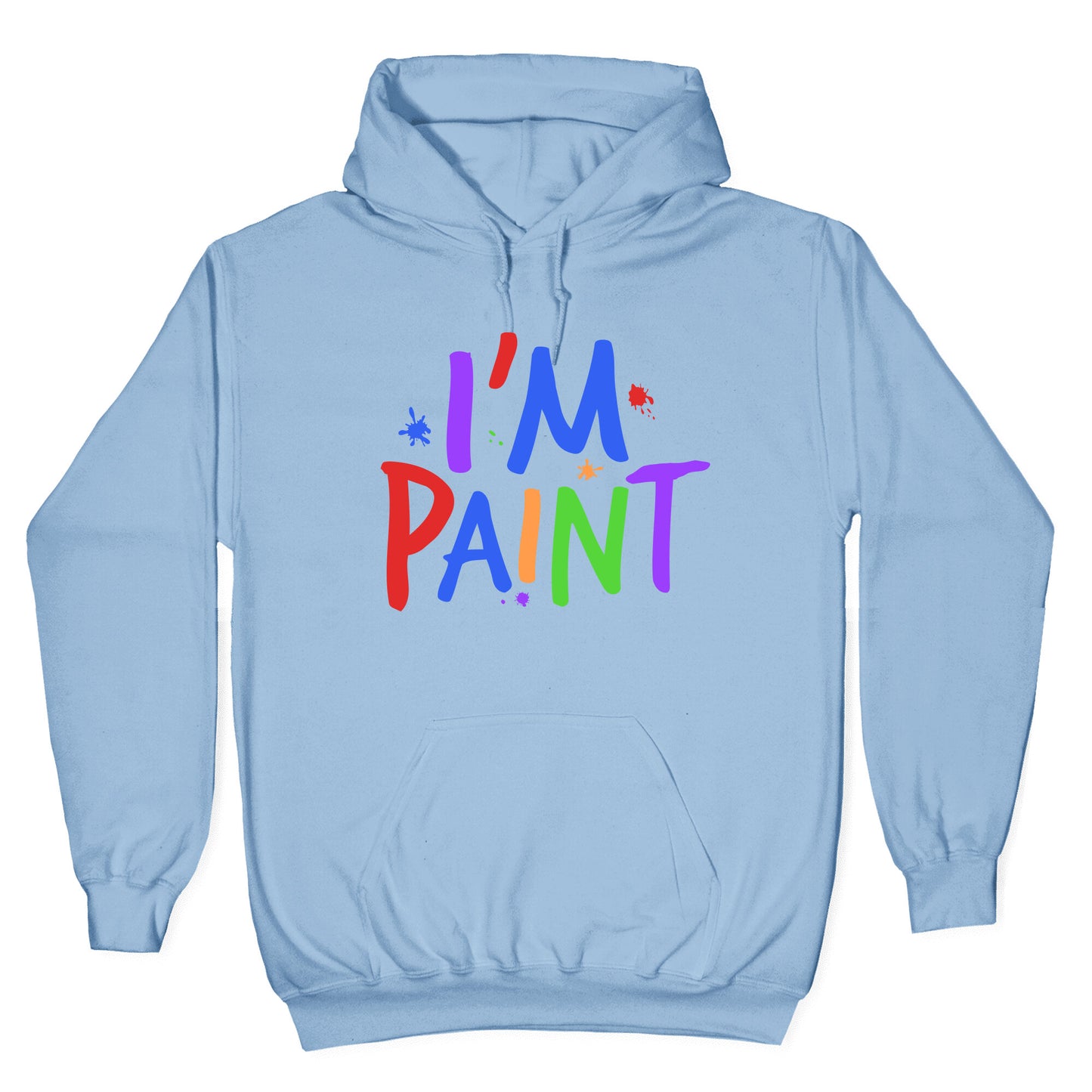 I Love To Finger Paint Couples 2 Hoodie