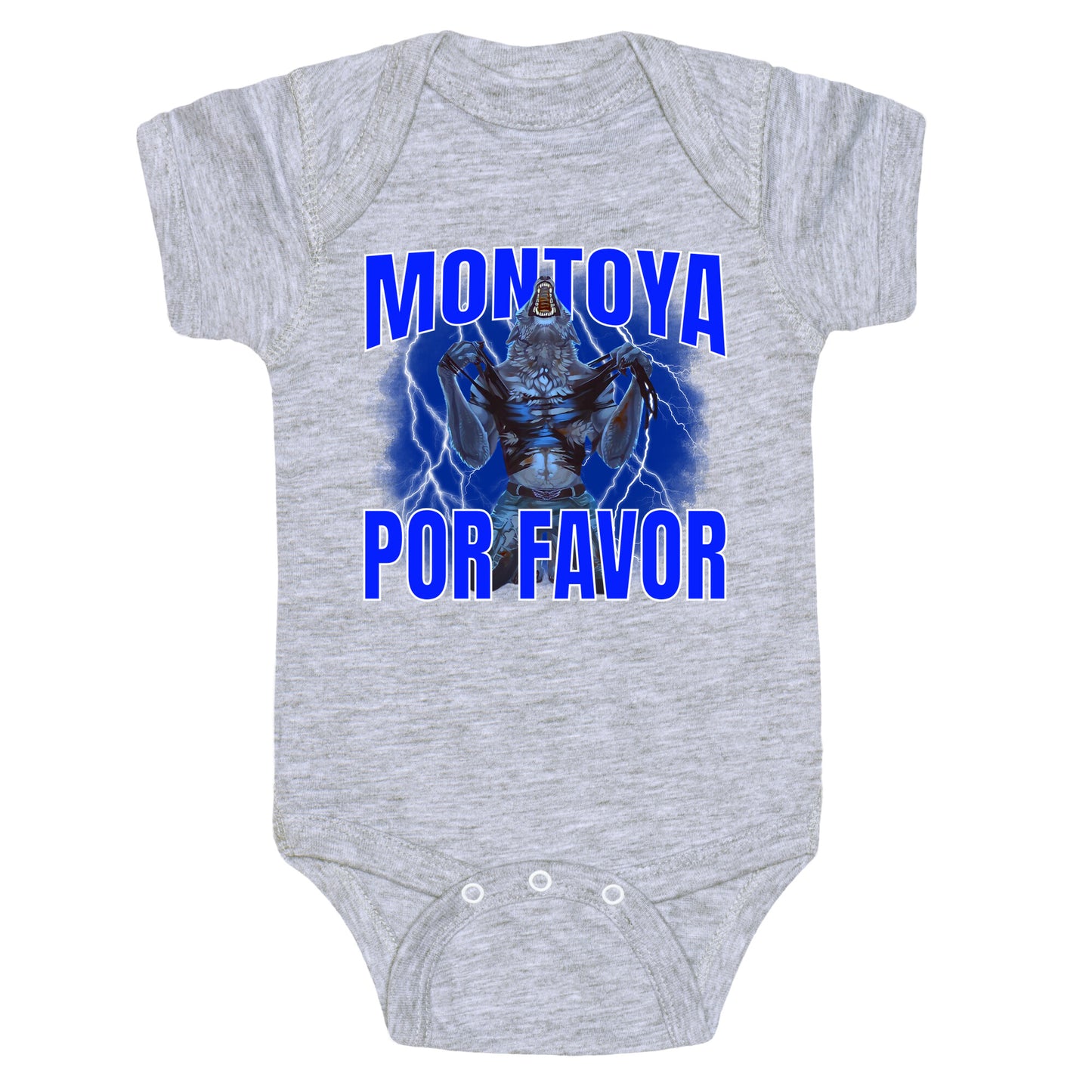 Montoya Por Favor Wolf Meme Baby One-Piece