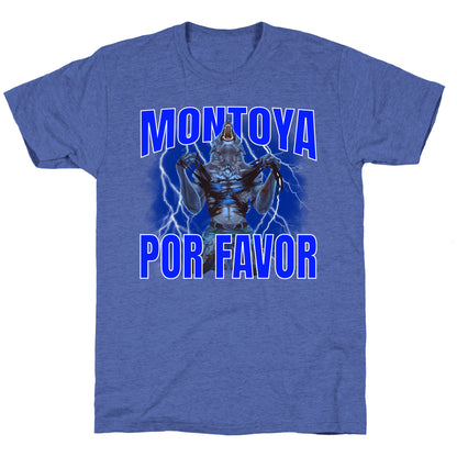 Montoya Por Favor Wolf Meme Unisex Triblend Tee