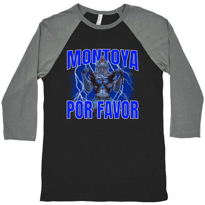Montoya Por Favor Wolf Meme Baseball Tee