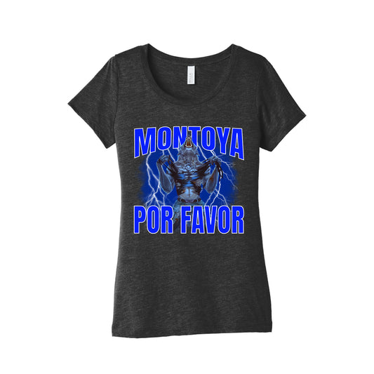Montoya Por Favor Wolf Meme Womens Triblend Tee
