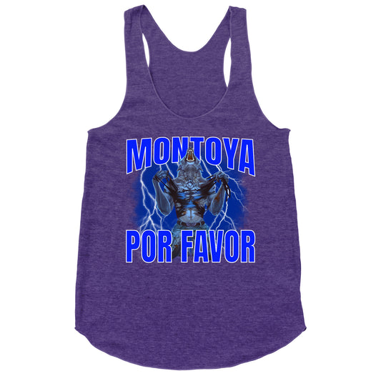 Montoya Por Favor Wolf Meme Racerback Tank