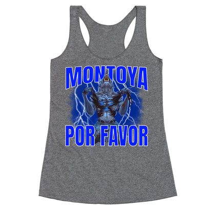 Montoya Por Favor Wolf Meme Racerback Tank
