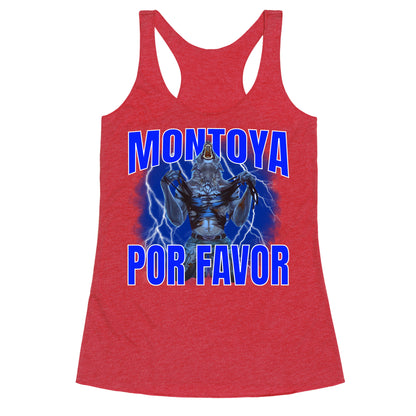 Montoya Por Favor Wolf Meme Racerback Tank