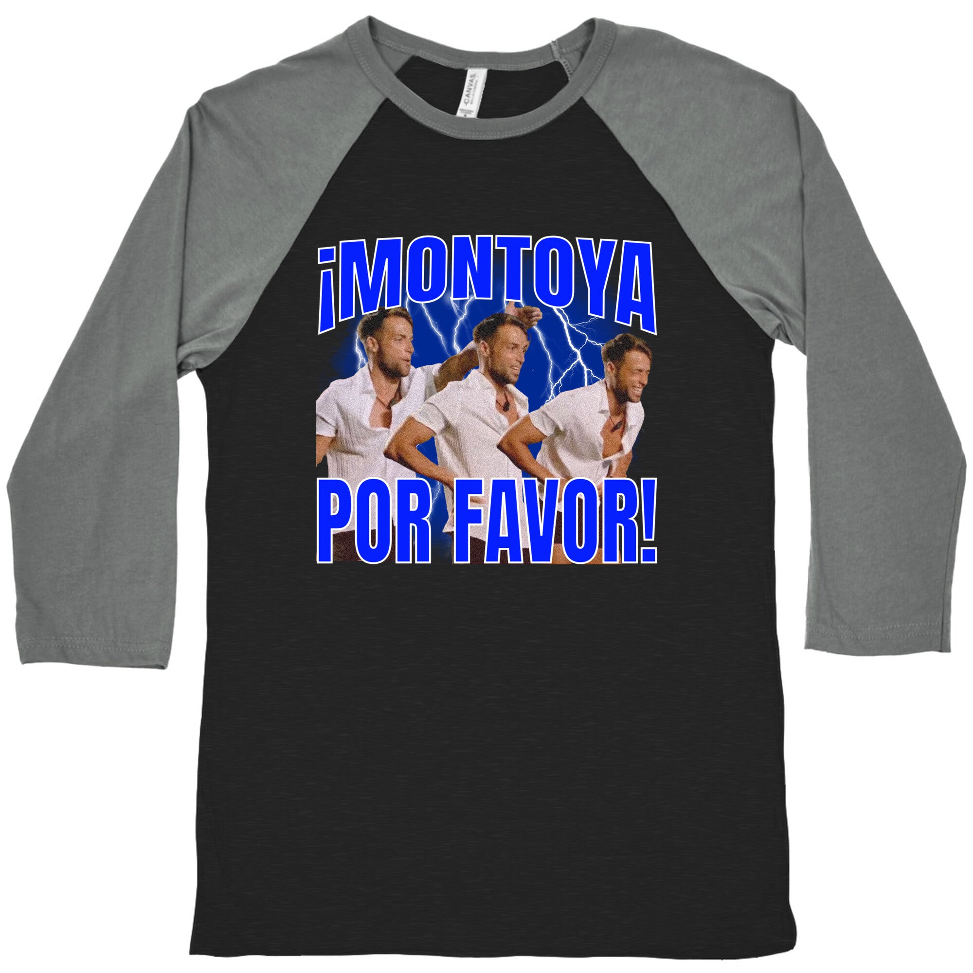 Montoya Por Favor Vintage Baseball Tee