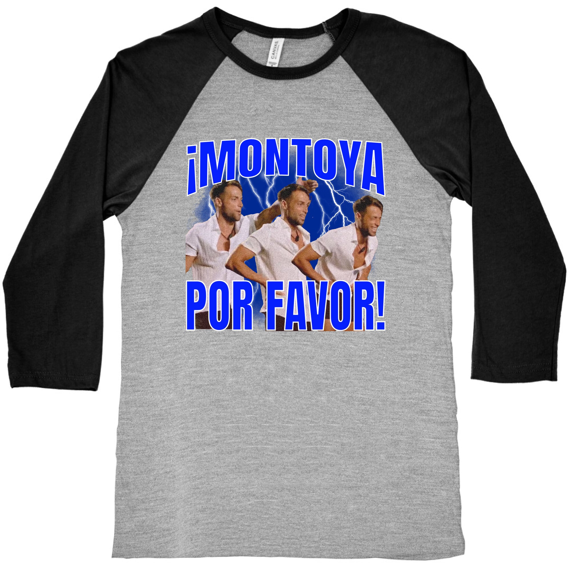 Montoya Por Favor Vintage Baseball Tee