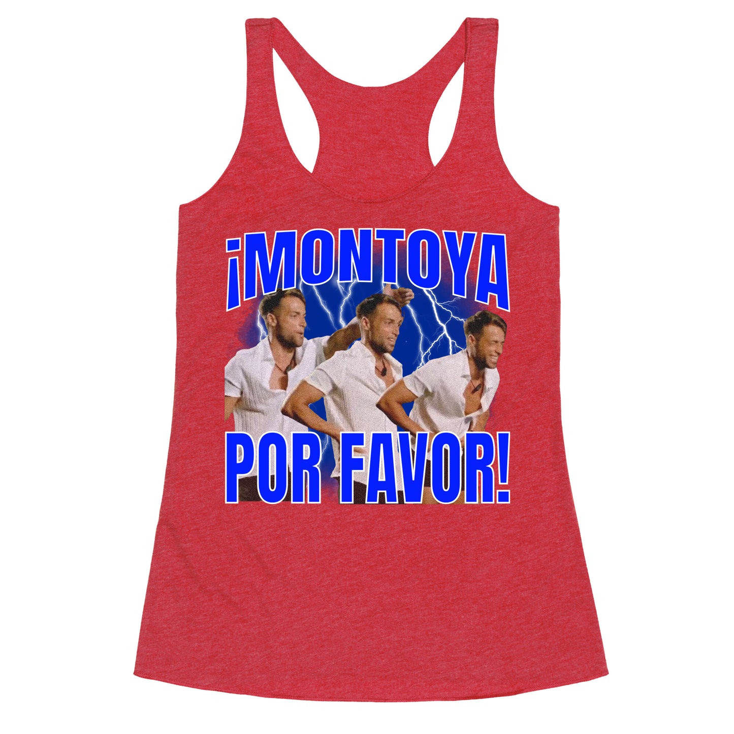Montoya Por Favor Vintage Racerback Tank