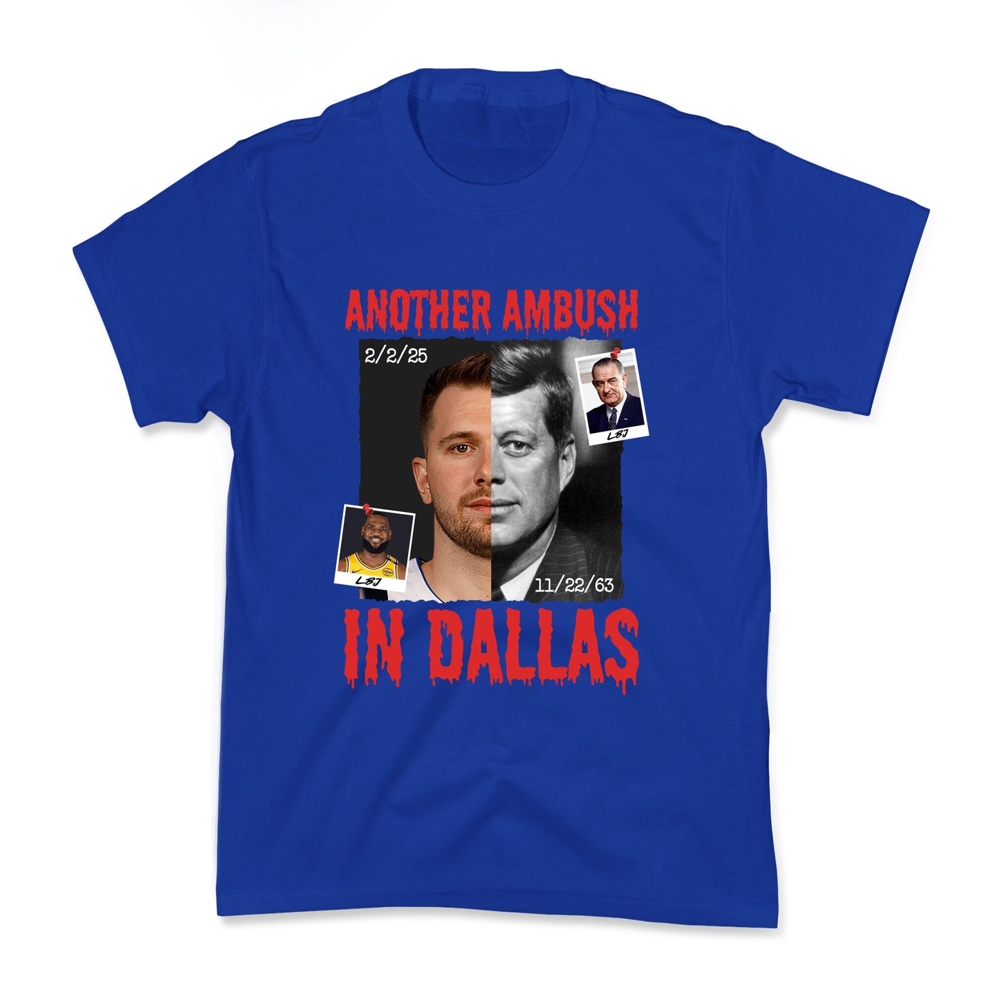 Another Ambush in Dallas Luka Lakers Kids Tee
