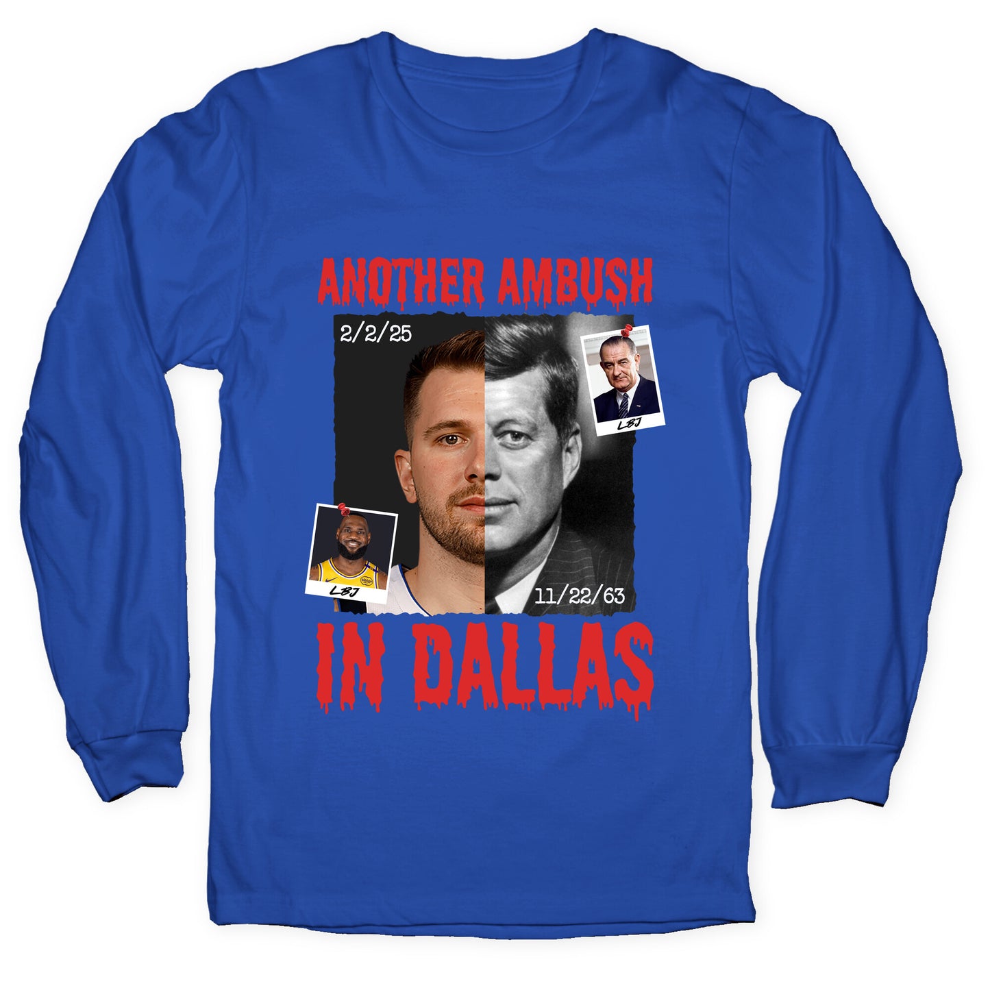 Another Ambush in Dallas Luka Lakers Longsleeve Tee