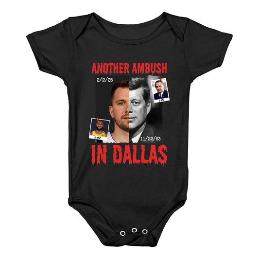 Another Ambush in Dallas Luka Lakers Baby One-Piece