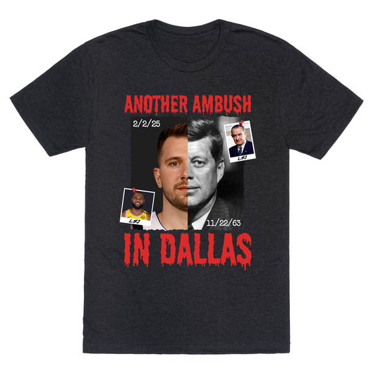 Another Ambush in Dallas Luka Lakers Unisex Triblend Tee