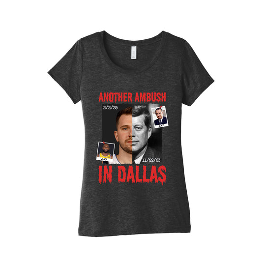 Another Ambush in Dallas Luka Lakers Womens Triblend Tee