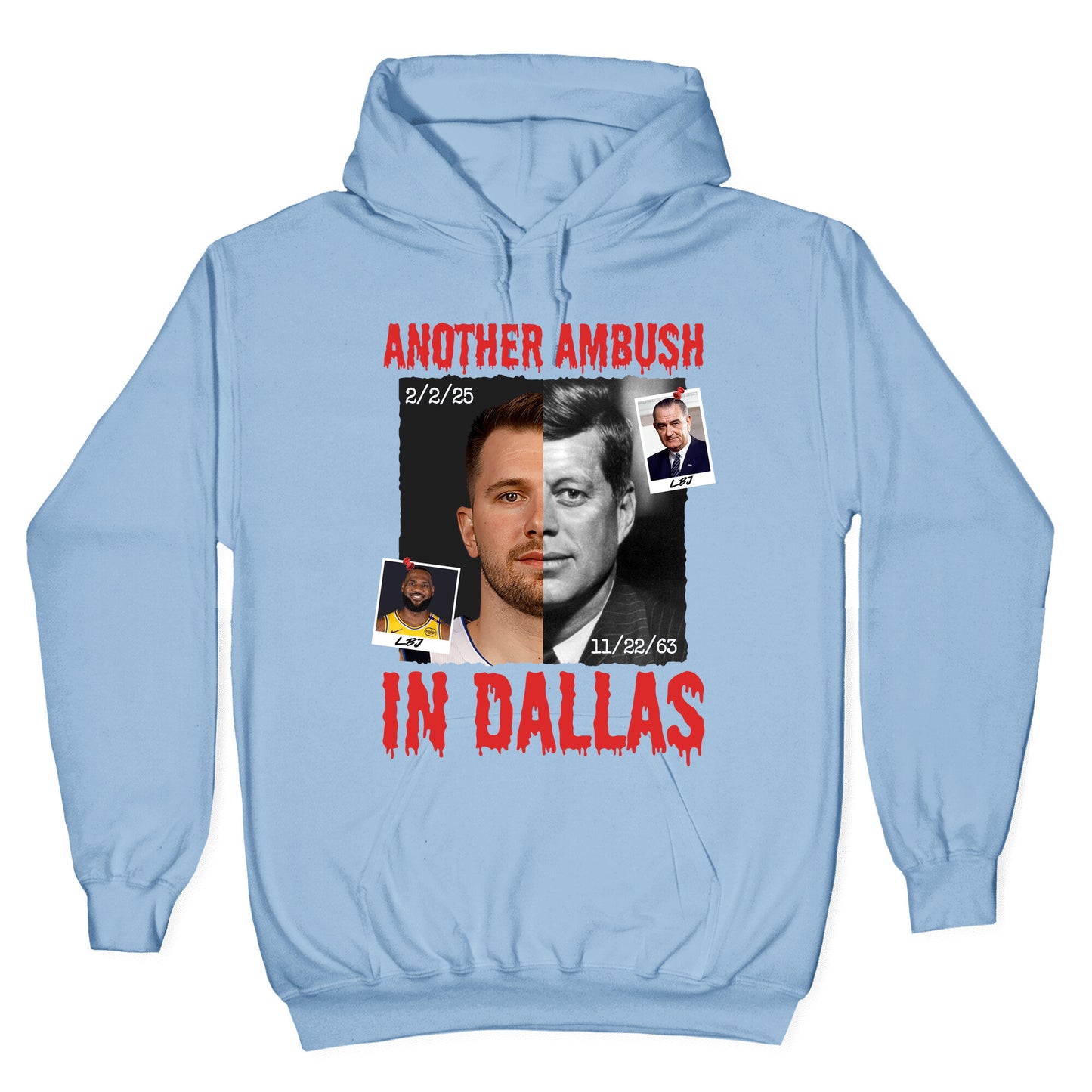 Another Ambush in Dallas Luka Lakers Hoodie