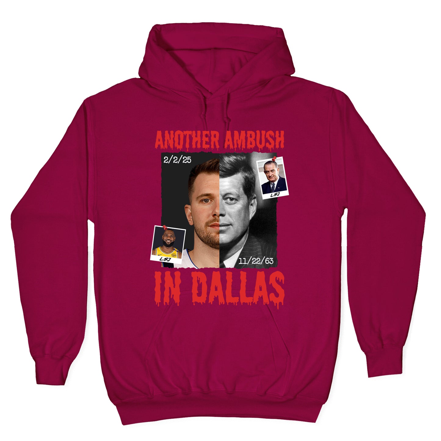 Another Ambush in Dallas Luka Lakers Hoodie