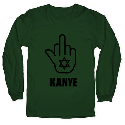 Middle Finger F Kanye Longsleeve Tee