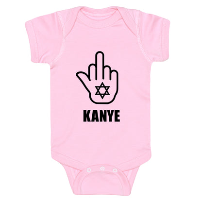 Middle Finger F Kanye Baby One-Piece