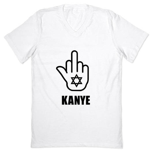 Middle Finger F Kanye V-Neck