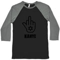 Middle Finger F Kanye Baseball Tee