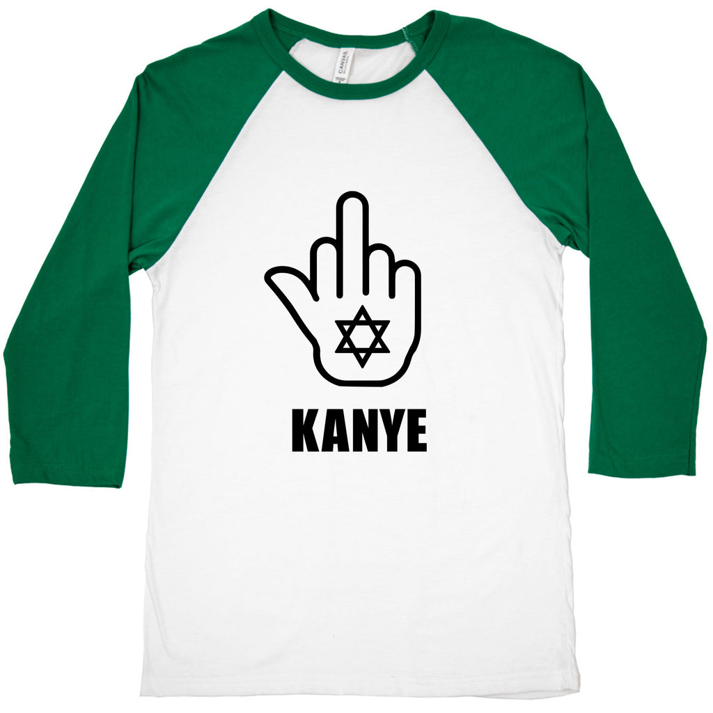 Middle Finger F Kanye Baseball Tee