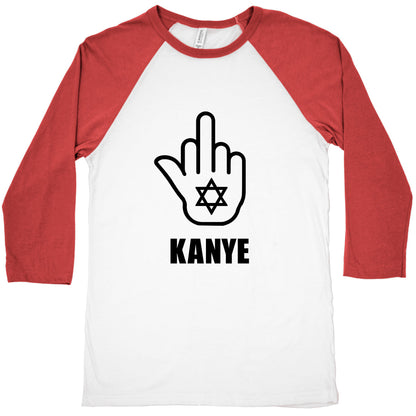 Middle Finger F Kanye Baseball Tee