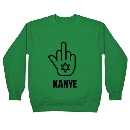 Middle Finger F Kanye Crewneck Sweatshirt