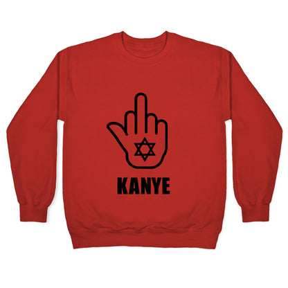 Middle Finger F Kanye Crewneck Sweatshirt