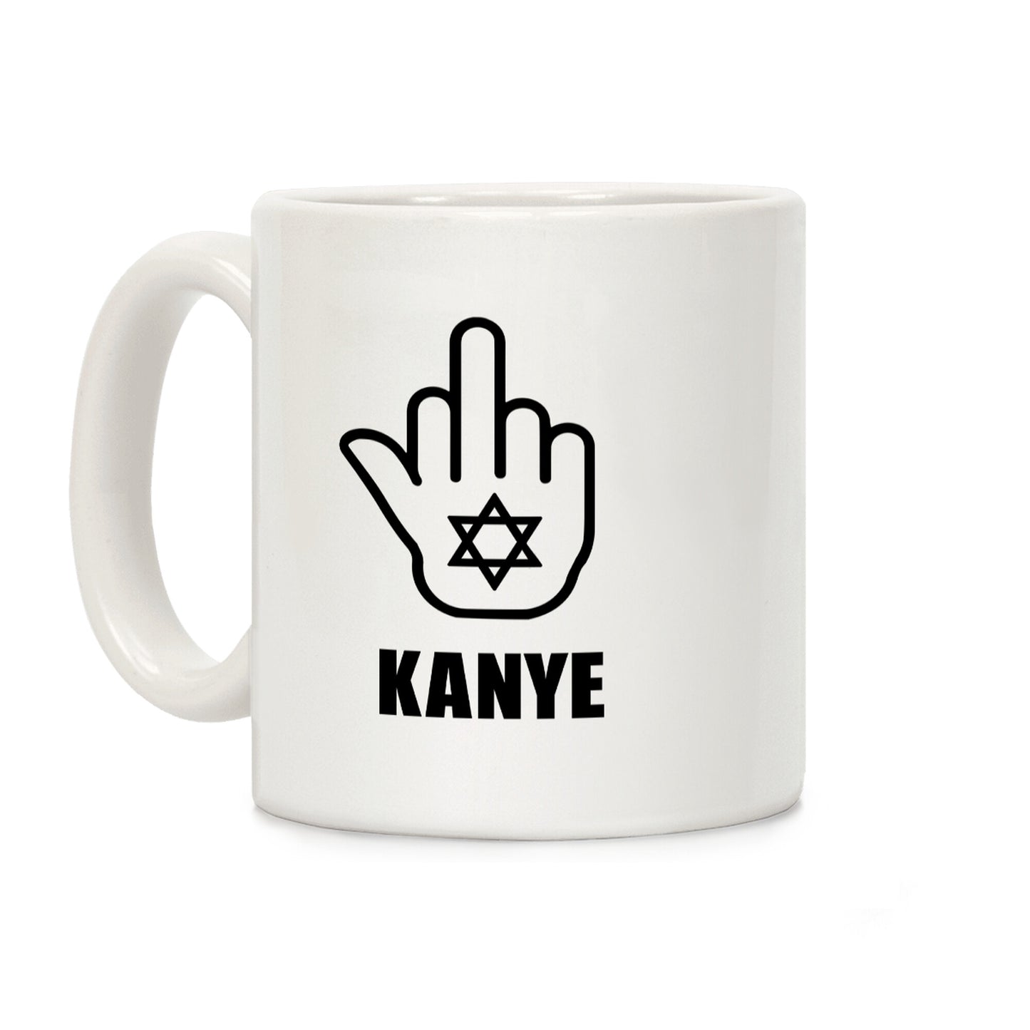 Middle Finger F Kanye Coffee Mug