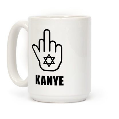 Middle Finger F Kanye Coffee Mug