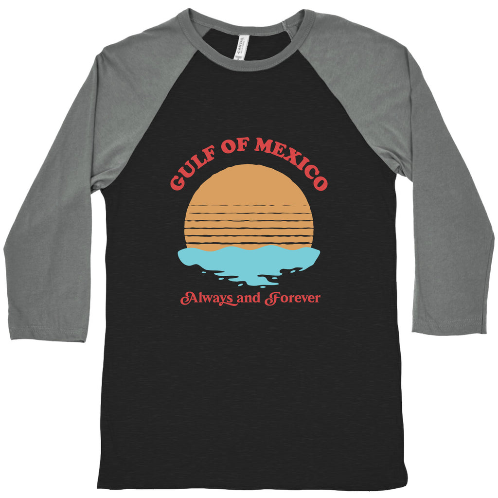 Gulf of Mexico Always Forever Baseball Tee