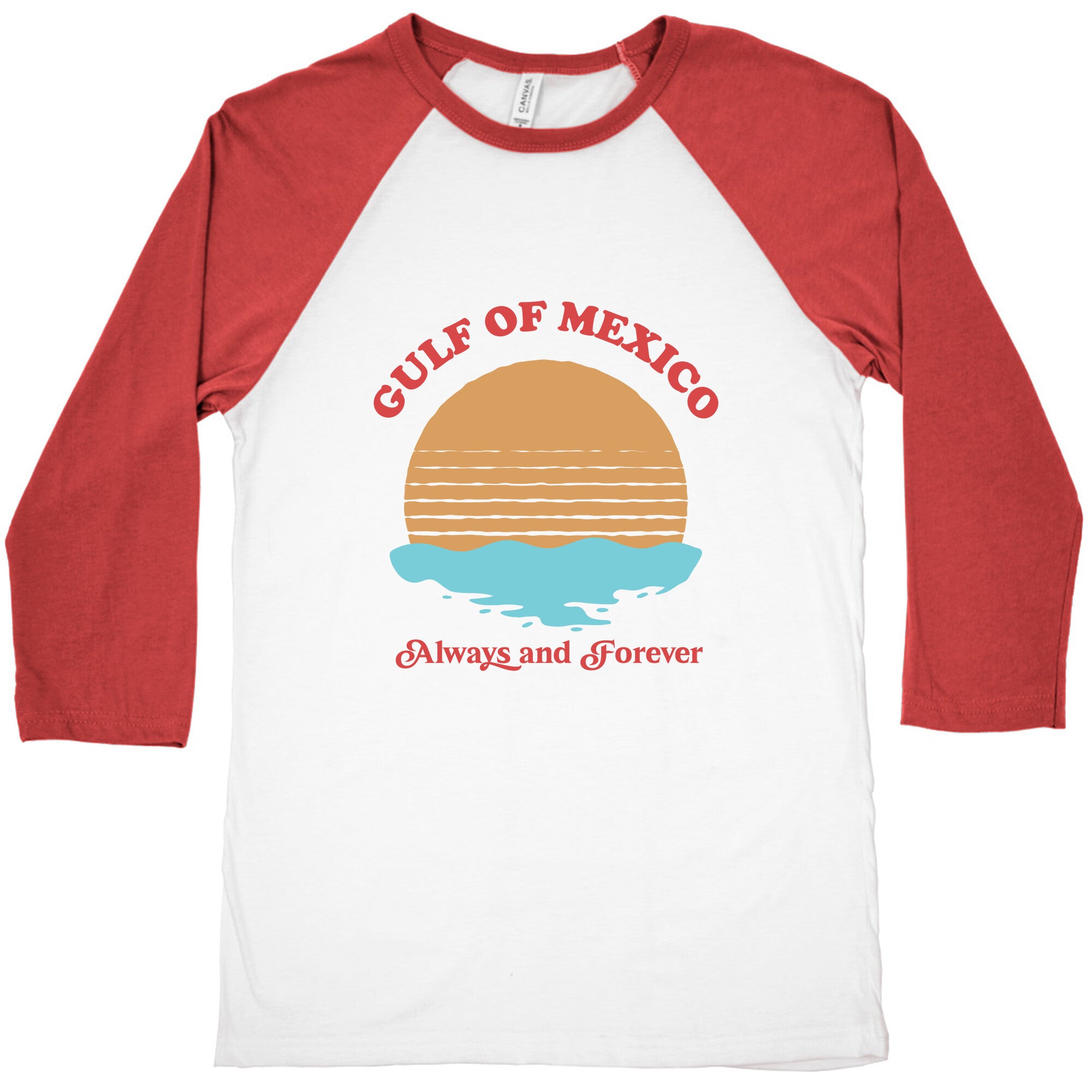 Gulf of Mexico Always Forever Baseball Tee