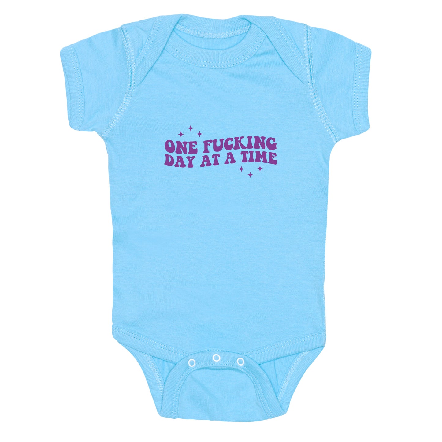 One Fucking Day At A Time Baby One-Piece