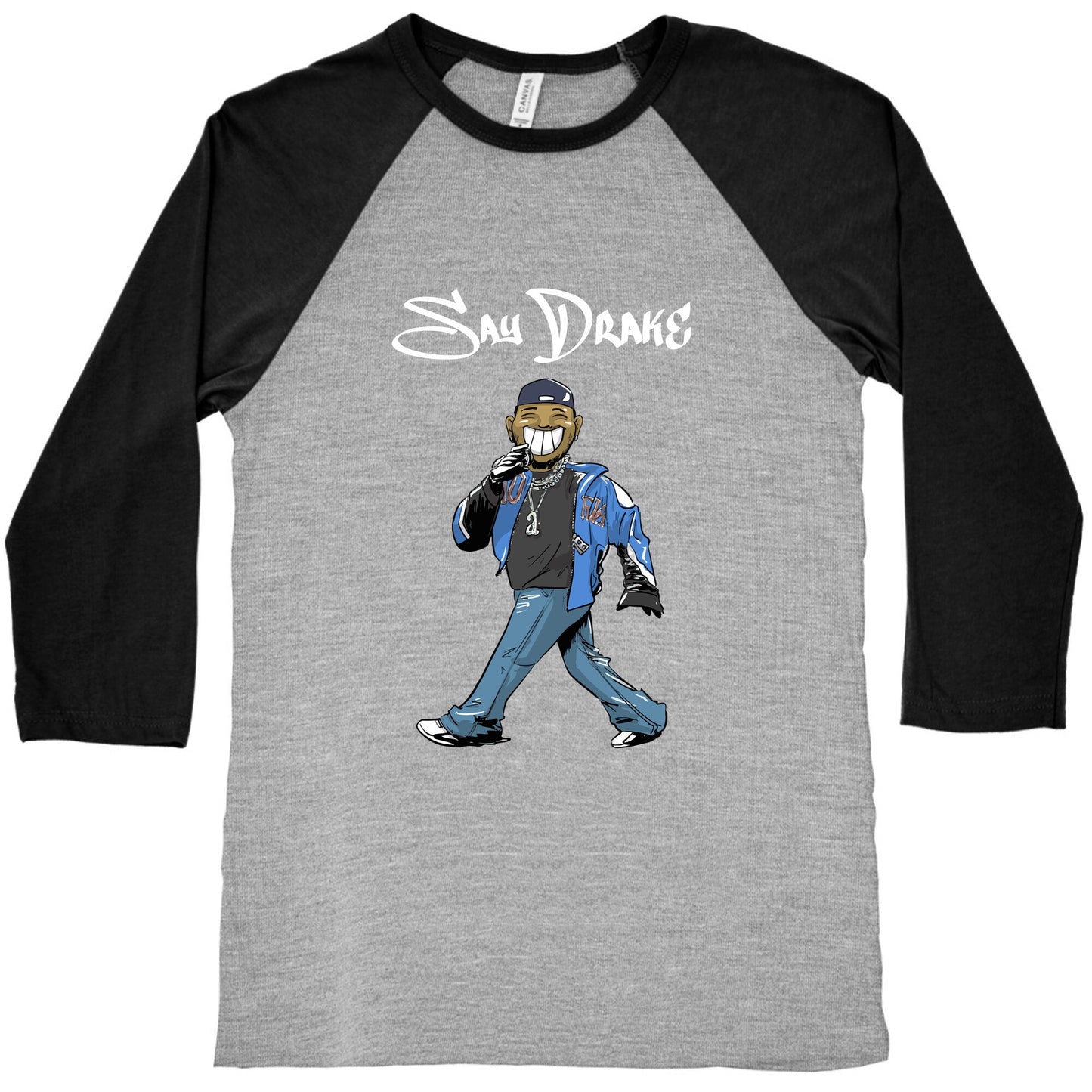 Kendrick Say Drake Baseball Tee