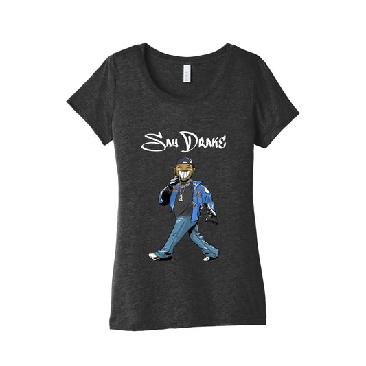 Kendrick Say Drake Womens Triblend Tee