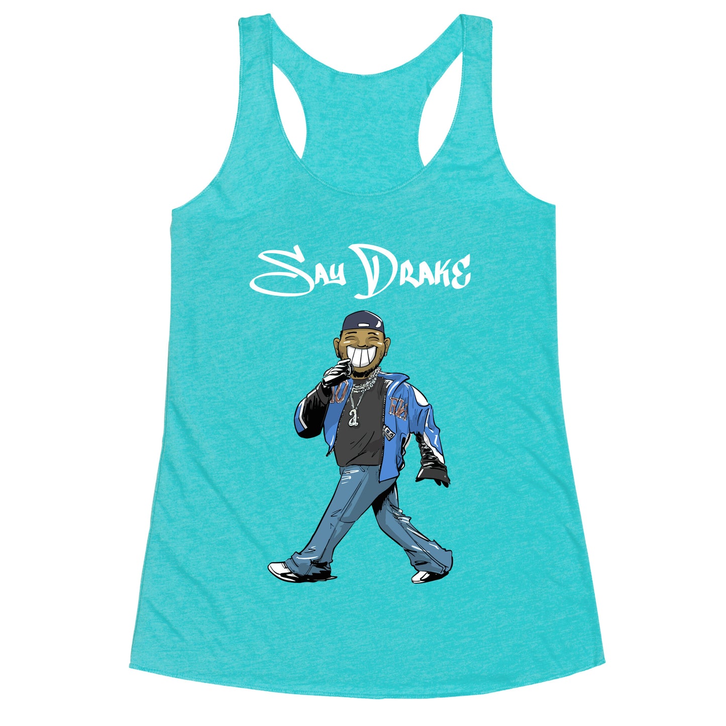 Kendrick Say Drake Racerback Tank