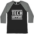 Elon Tech Support Baseball Tee