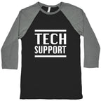 Elon Tech Support Baseball Tee