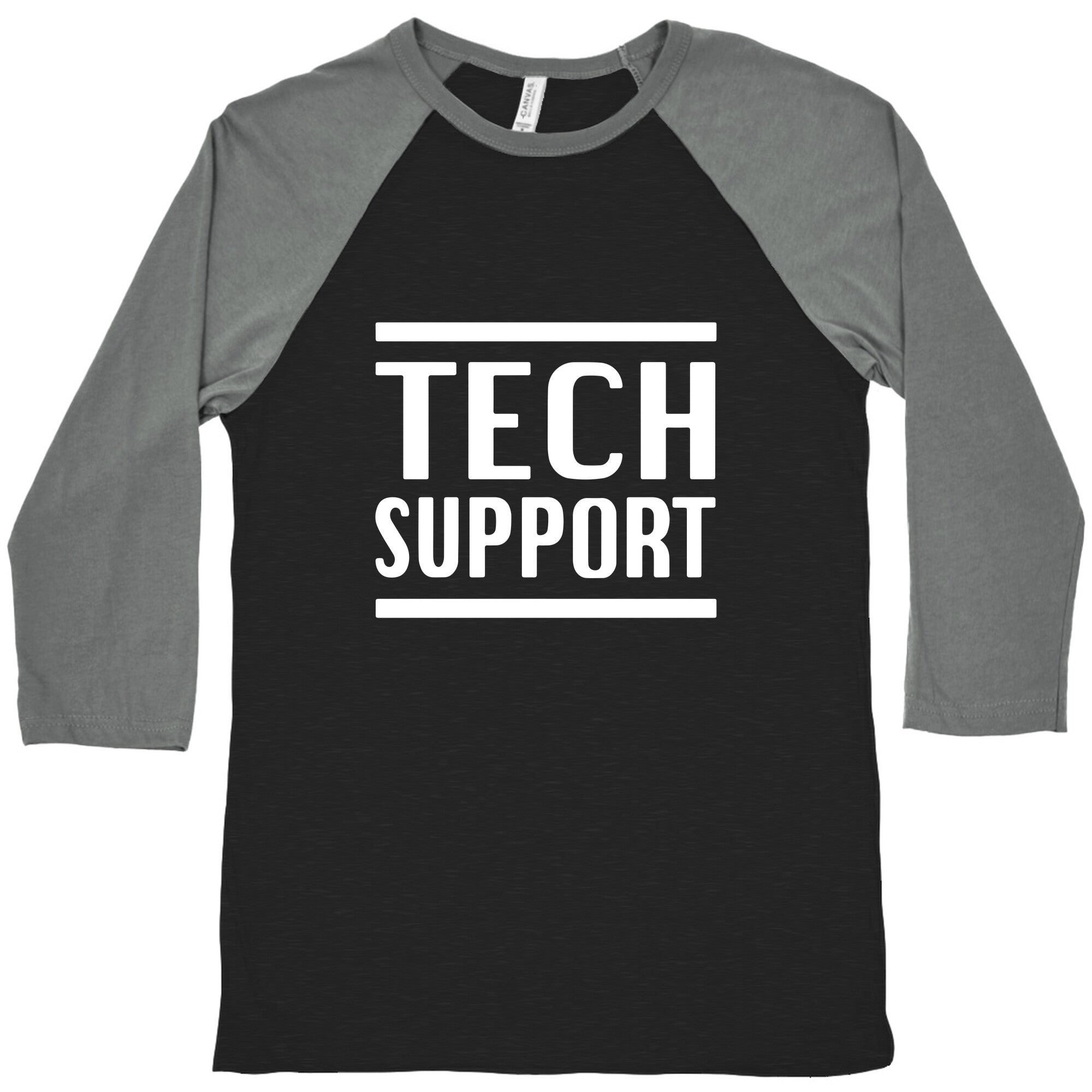 Elon Tech Support Baseball Tee