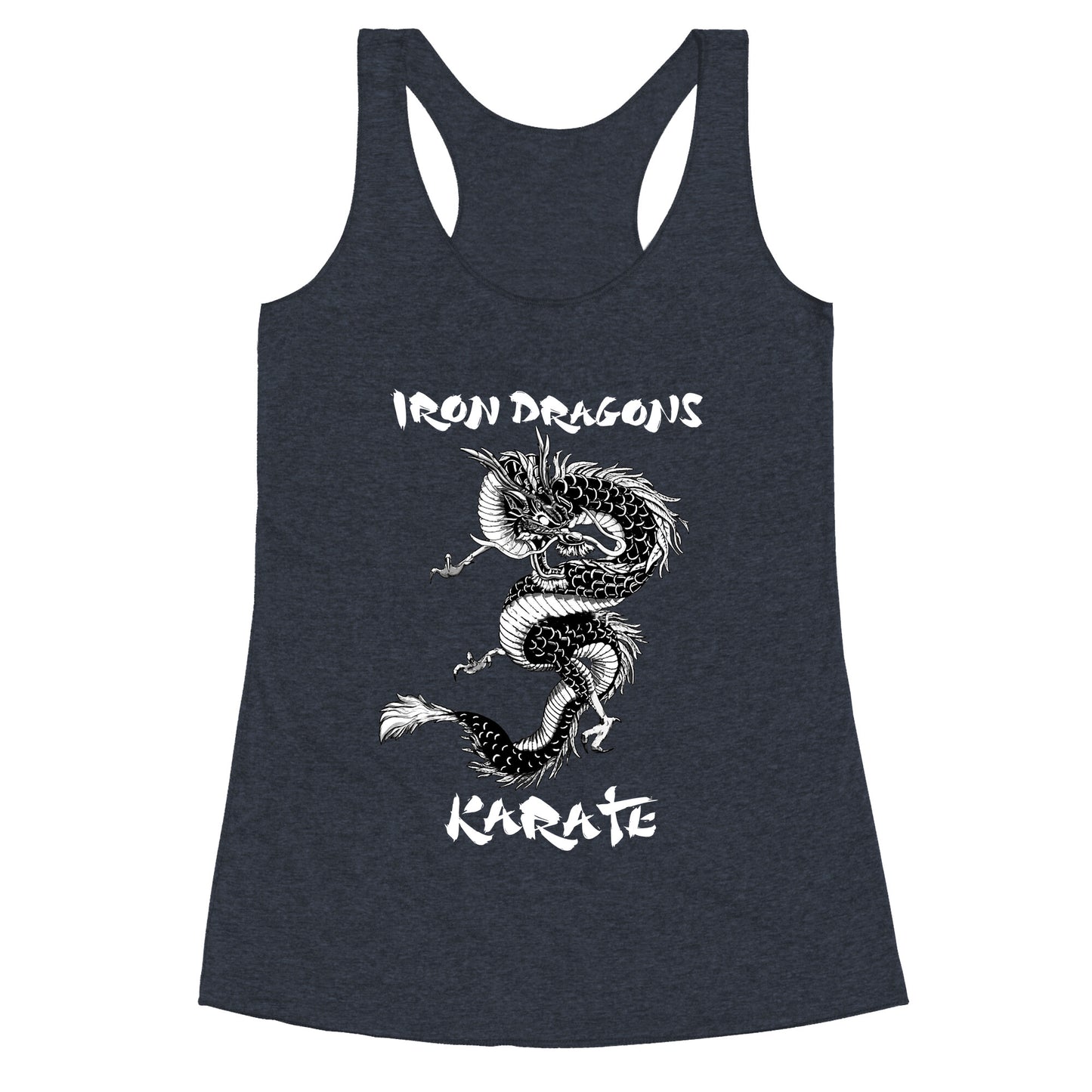 Iron Dragons Karate Racerback Tank