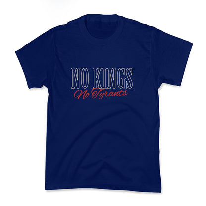 No Kings No Tyrants Kids Tee