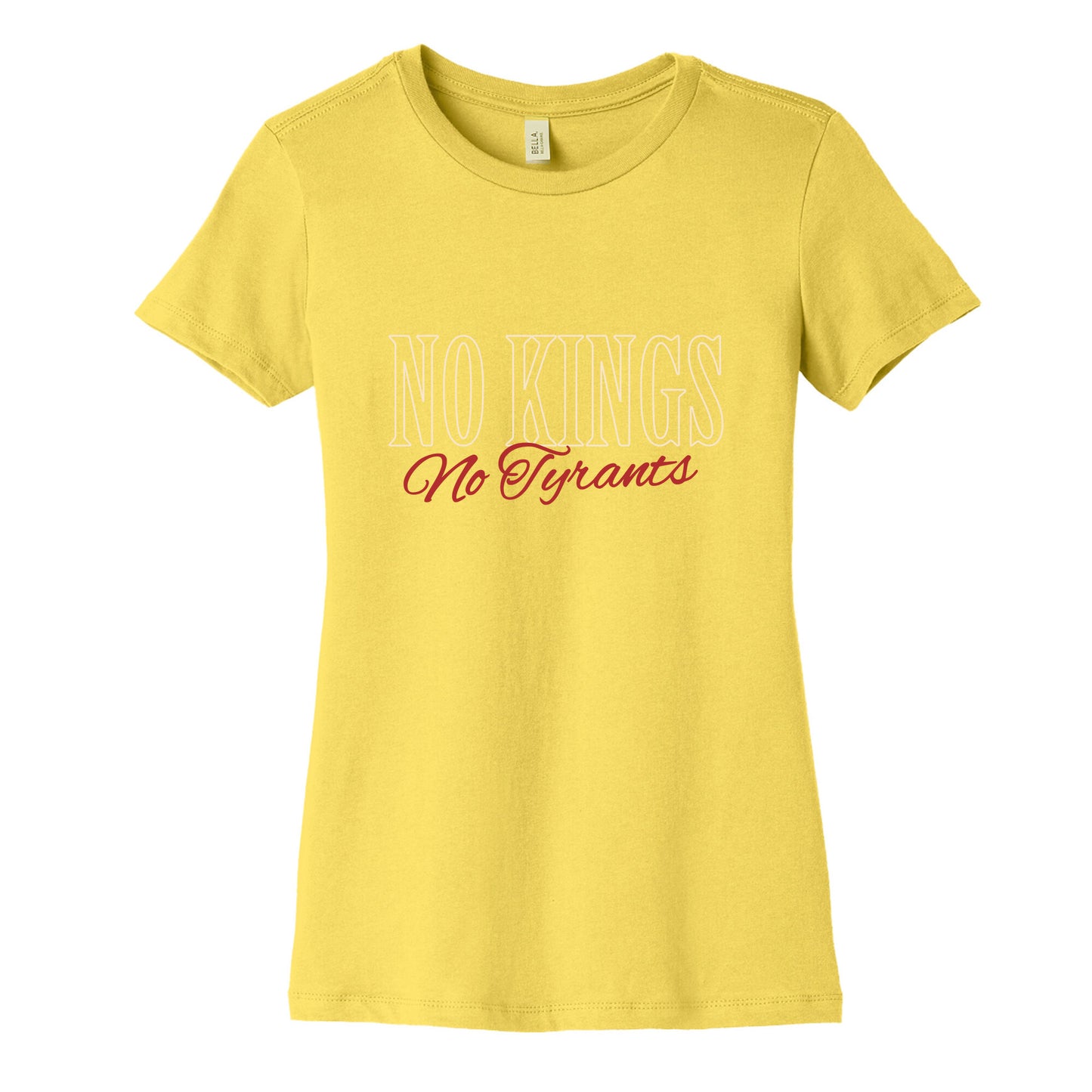 No Kings No Tyrants Womens Cotton Tee