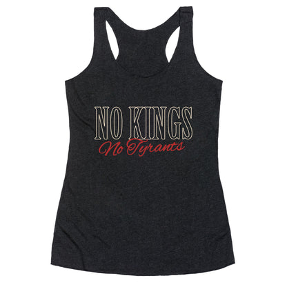 No Kings No Tyrants Racerback Tank