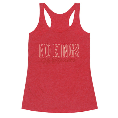 No Kings No Tyrants Racerback Tank