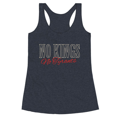 No Kings No Tyrants Racerback Tank