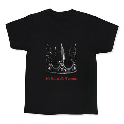 No Kings No Tyrants Crown Kids Tee