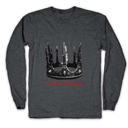 No Kings No Tyrants Crown Longsleeve Tee