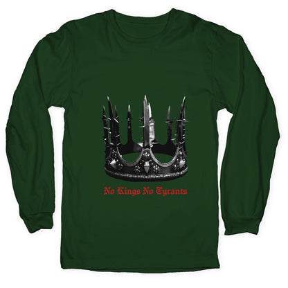 No Kings No Tyrants Crown Longsleeve Tee