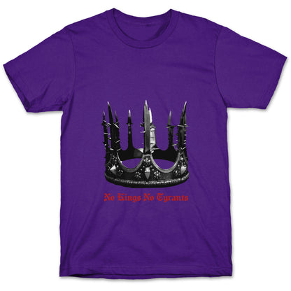No Kings No Tyrants Crown T-Shirt